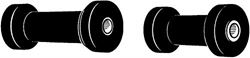 Picture of C.e. Smith 29525 4in Spool Roller - 1/2in I.d.