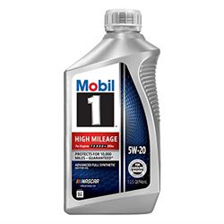 Picture of Mobil 120455 Mobil 1 High Mileage 5W-20 Full Synthetic Motor Oil 1 Quart