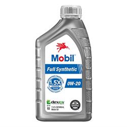 Picture of Mobil 125197 Full Synthetic Motor Oil 0W-20, 1 Quart Bottle