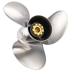 Picture of Solas 1531-145-15 New Saturn 14.5 x 15 Stainless Steel 3-Blade Propeller