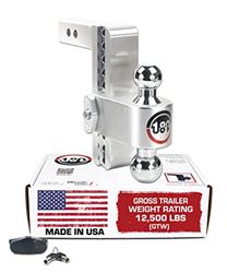 Picture of Weigh Safe CTB82 180Â° Adjustable Ball Mount 8" Drop 2" Receiver 12,500 GTW