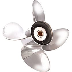 Picture of Solas 1453-130-17 HR Titan 4 Stainless Steel 4-Blade Propeller 13" x 17" RH