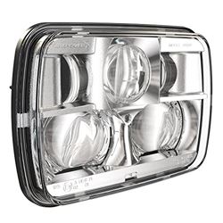 Picture of J.W. Speaker 0554471 Model 8900 Evolution 2 5x7 LED Headlight RHT DOT/ECE Chrome Bezel