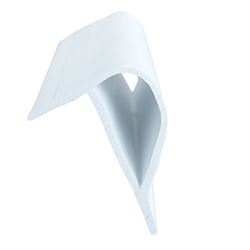 Picture of Dock Edge DE1180F  Slant "P" Profile, White, 16' Roll