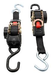 Picture of Camco 50033 CAMCO TIE DOWN STRAPS 1" WIDTH RETRACTABLE 6" DUAL HOOKS