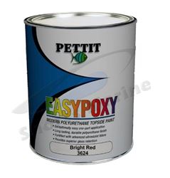 Picture of Pettit Paint 1362408 EZ-Poxy Polyurethane Topside Finish Bright Red Quart