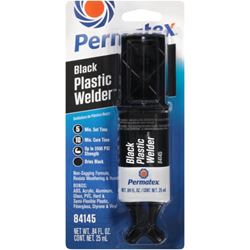 Picture of Permatex 84145 Permapoxy Black Plastic Weld 0.84 Fl. Oz. Two-Part Epoxy Adhesive