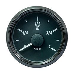 Picture of VDO Gauges A2C3833110030 Computers Singleviu 52mm (2-1/16 Inch) Fuel Level Gauge-Euro -