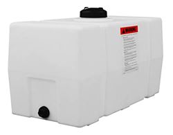 Picture of Buyers 82123919 50 Gallon Horizontal Square Polyethylene Reservoir Tank