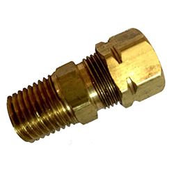 Picture of Uflex CONNECTOR FITT. UFLEX STRAIGHT HELM FITTING 1/4 NPT F/ UP COMP LINE OR