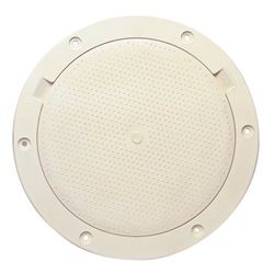 Picture of Beckson Marine DP83-N 8" Non-Skid Pry Out Deck Plate Beige