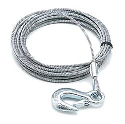 Picture of SeaSense 50018123 Winch Cable with Hook 3/16 Inch x 25 Feet