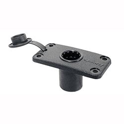 Picture of Scotty 0244BK Flush Deck Mount Bracket with Splash Cover