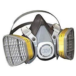 Picture of 3M 5203 Half Face Disposable Respirator Medium Organic Vapor Acid Gas