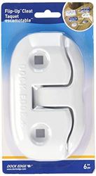 Picture of Dock Edge DE2608WF Flip-Up Dock Cleat White Marine Grade Aluminum