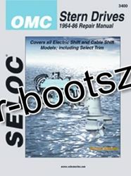 Picture of Sierra 18-03400 Seloc Marine Repair Manual OMC Stern Drives 1964-1986