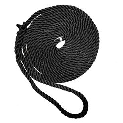 Picture of New England Ropes C6054-20-00035 New England Ropes Dockline 5/8 X 35 Nylon Black 60542000035