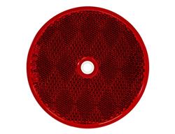 Picture of Buyers 5623316 3.1875 Inch Red Round Dot Bolt-On Reflectors
