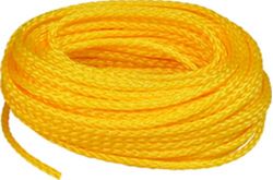 Picture of SeaSense 50013140 Hollow Braid Polypropylene Rope 1/4" x 50' Yellow