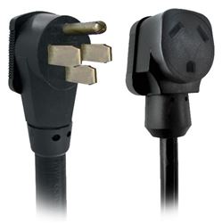 Picture of AP 1600555 50A Male to 30A Female RV Power Adapter Cord 18 Inch 10/3 STW
