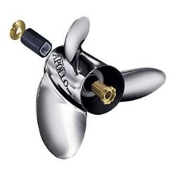 Picture of Michigan Wheel 993205 Apollo 14.125 x 20 4-Blade Stainless Steel Propeller