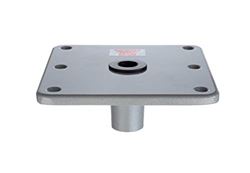 Picture of Attwood Marine SP67749 Swivl-Eze Lock'N-Pin Aluminum 7-Inch X 7-Inch Marine Boat 3/4-Inch Pedestal Base