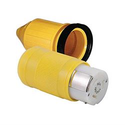 Picture of Marinco 6364CRVVPK 50 Amp 125/250V Locking Female Connector with Boot Kit