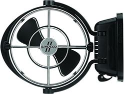 Picture of Caframo 7012CABBX Sirocco II Elite 12/24V DC Brushless Cabin Fan Black