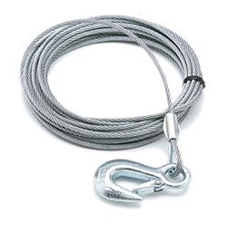 Picture of SeaSense 50018125 Winch Cable with Hook 3/16 Inch x 50 Feet