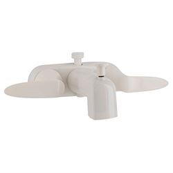 Picture of Valterra PF223205 Faucet 4" Tub W/shower D-Spud White 2-Lever Handle