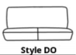 Picture of Covercraft SS8486WFGY Waterproof Polyester Seatsaver Custom Second Row Seat Covers Grey