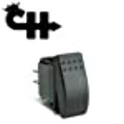 Picture of Whitecap Industries S7058C Rocker Switch Mom On/off Spst Rocker Switch