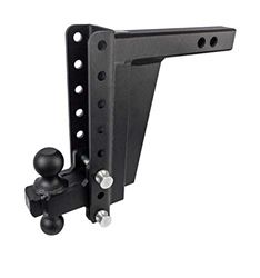 Picture of Bulletproof Hitches ED2010 Adjustable Extreme Duty Trailer Hitch 30,000 lbs 10" Drop Rise Dual Ball