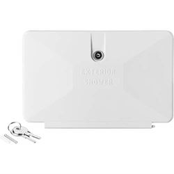 Picture of Dura Faucet DFSA170DWT Exterior Shower Box Replacement Door White with Lock