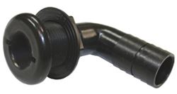 Picture of T-H Marine TH1290DP 1 1/8" 90° Thru-Hull Fitting, Black