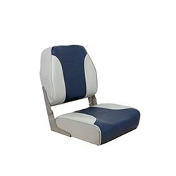 Picture of Springfield Marine 1040651 SPRINGFIELD ECONOMY MULTI COLOR FOLDING SEAT GRAY/BLUE