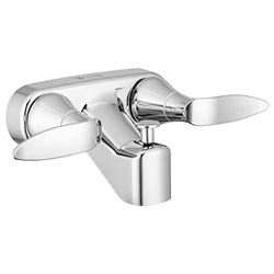 Picture of Dura Faucet DF-SA110LH-CP RV Tub Shower Faucet Valve Diverter with Winged Levers Chrome