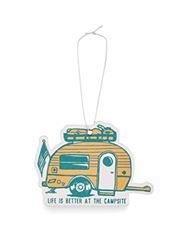 Picture of Camco 53363 Life Is Better At The Campsite Air Freshener Provides A Long-Lasting Scent Perfect For Small Spaces Along The Shore Scent