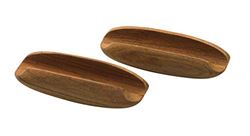 Picture of Whitecap Industries 60147-A Whitecap Teak Oval Drawer Pull 4"l 2 Pack