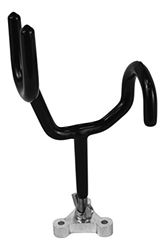 Picture of Attwood Marine 5062-3 25-Degree Sure Grip Steel Rod Holder With Mounting Base And 4-Inch Stem, Black Finish