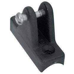 Picture of Whitecap Industries 3443BP 3443bp 0.87 In. Rail Hinge Black