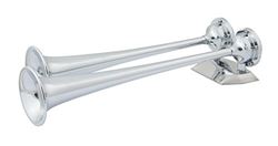 Picture of Marinco 10624 Heavy Duty Dual Trumpet Marine Air Horn 24V Chrome