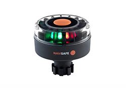 Picture of Navisafe 342-1 Navilight Tricolor (red, Green, White) 2nm W/navibolt Base, -342-1, Clear