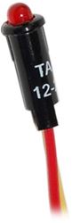 Picture of Blue Sea Systems 8171BSS LED Indicator Light Red 11/64" 12V DC