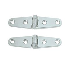Picture of Whitecap Industries S0604C Chrome Plated Brass Strap Hinge 4 Inch Pair