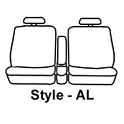 Picture of Covercraft SS3456WFGY Waterproof Polyester Seatsaver Custom Front Row Seat Covers Grey