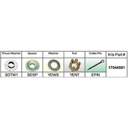 Picture of Solas 17044501 Propeller Hardware Kit for Suzuki Outboards