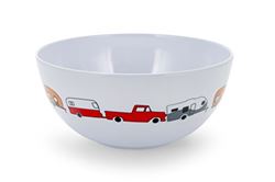 Picture of Camco 53222 Life Is Better At The Campsite Bowl, Rv Pattern Life Is Better At The Campsite Logo
