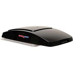 Picture of MAXXAIR VENT 0007500K MaxxFan Deluxe RV Roof Vent with Remote Control - Smoke Lid