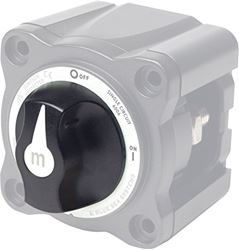 Picture of Blue Sea Systems 7901200BSS Battery Switch M-Series Knob Replacement, Black , 7901200